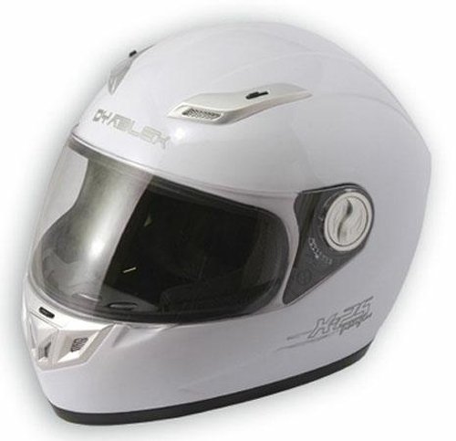 A-Pro Full Face Fiber Helmet Motorcycle Motorbike Touring Vents Quality White M von A-Pro