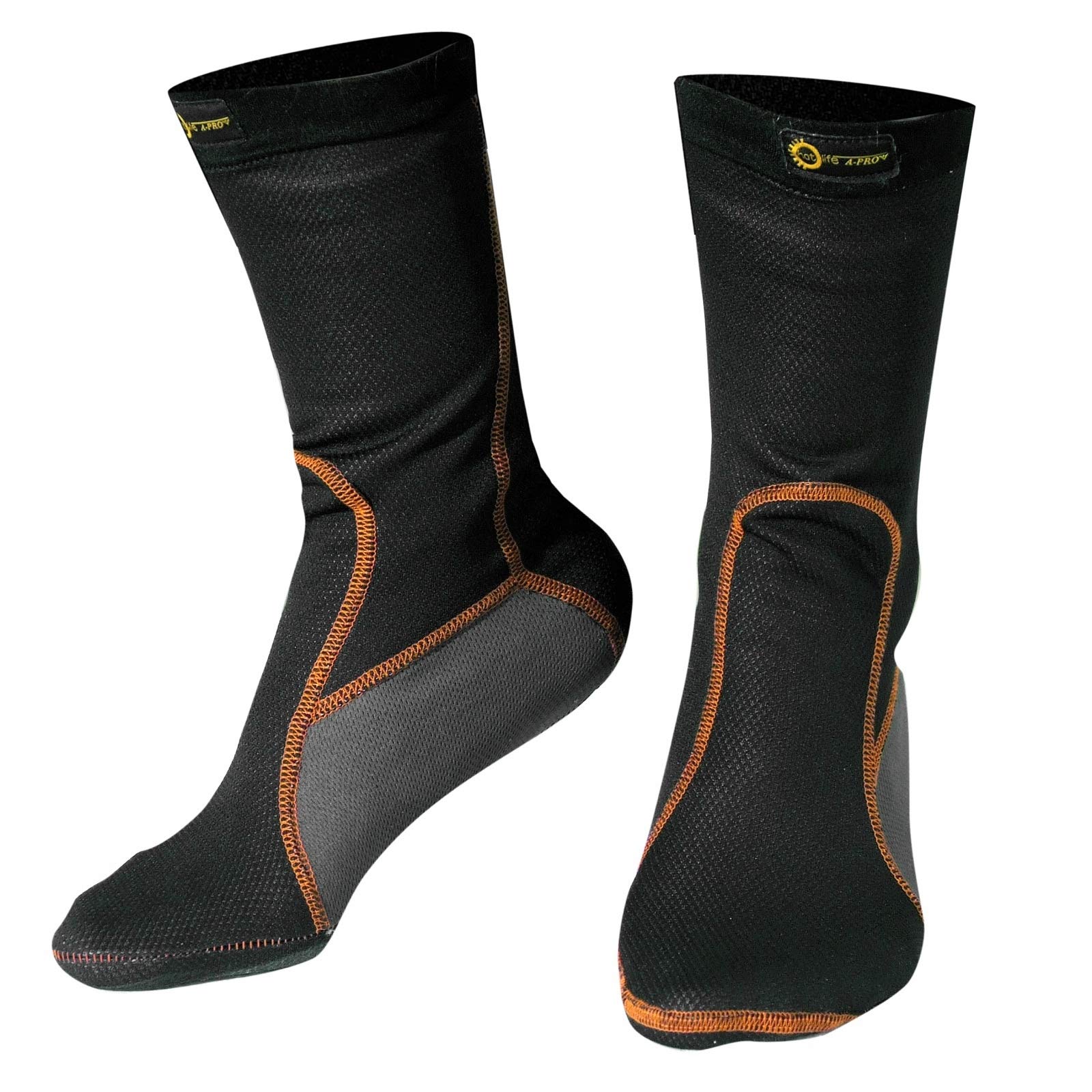 A-Pro Thermosocken Winter Unterkleidung Motorrad Sport Touring Atmungsaktiv Schwarz M von A-Pro