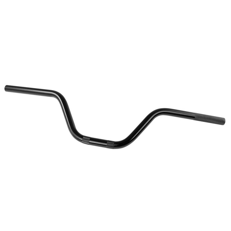 Aluminium Lenker Motorrad universal Naked hoch Falten 22mm Schwarz von A-Pro