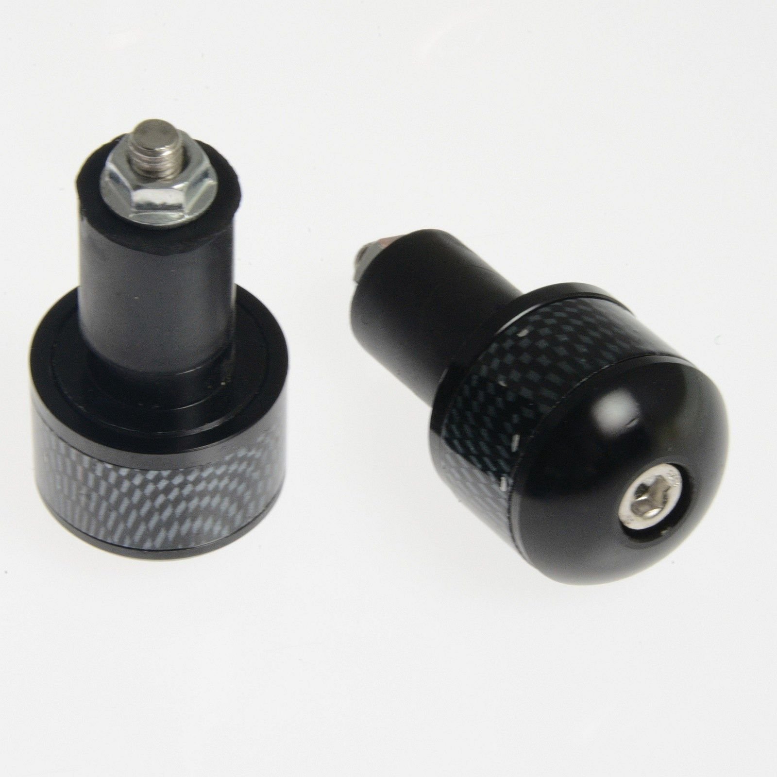 Bar End 13 & 17mm Scooter Motorrad Gewichte Universal Lenkergewichte Schwarz von A-Pro