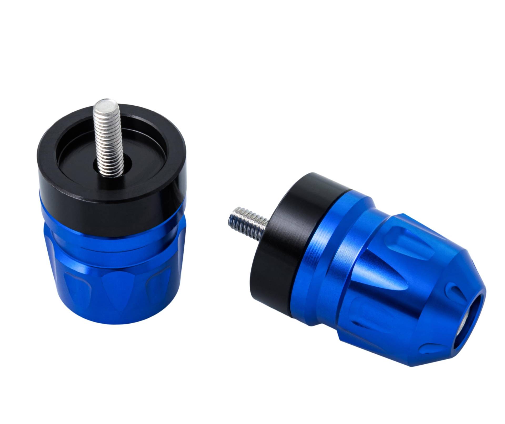 Motorrad-Lenkerende von 18 mm bis 22 mm universal Motorrad Roller Blau von A-Pro