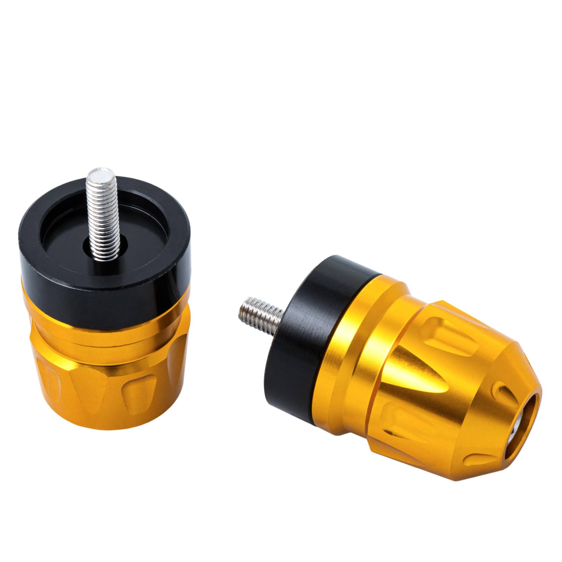 Motorrad-Lenkerende von 18 mm bis 22 mm universal Motorrad Roller Gold von A-Pro