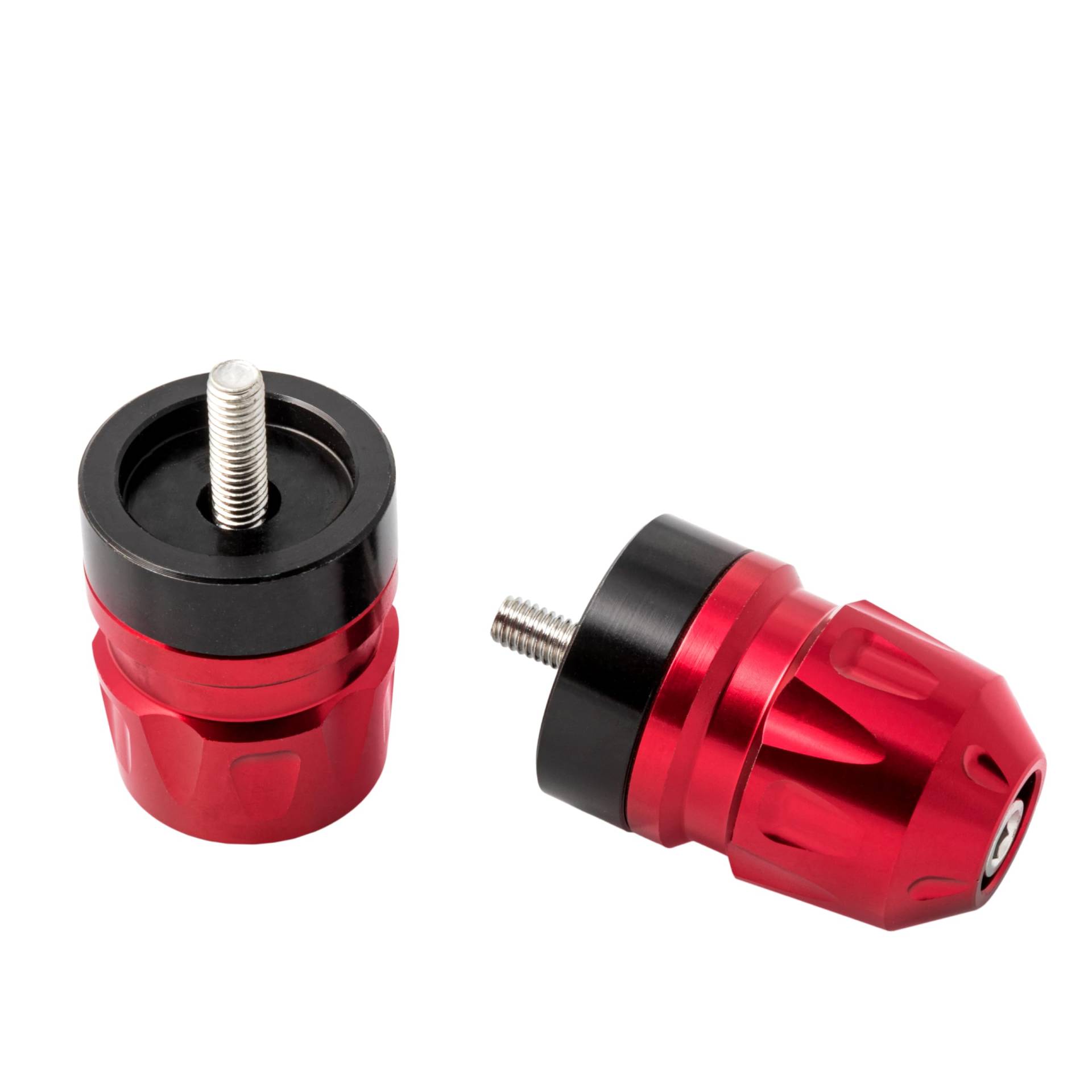 Motorrad-Lenkerende von 18 mm bis 22 mm universal Motorrad Roller ROT von A-Pro