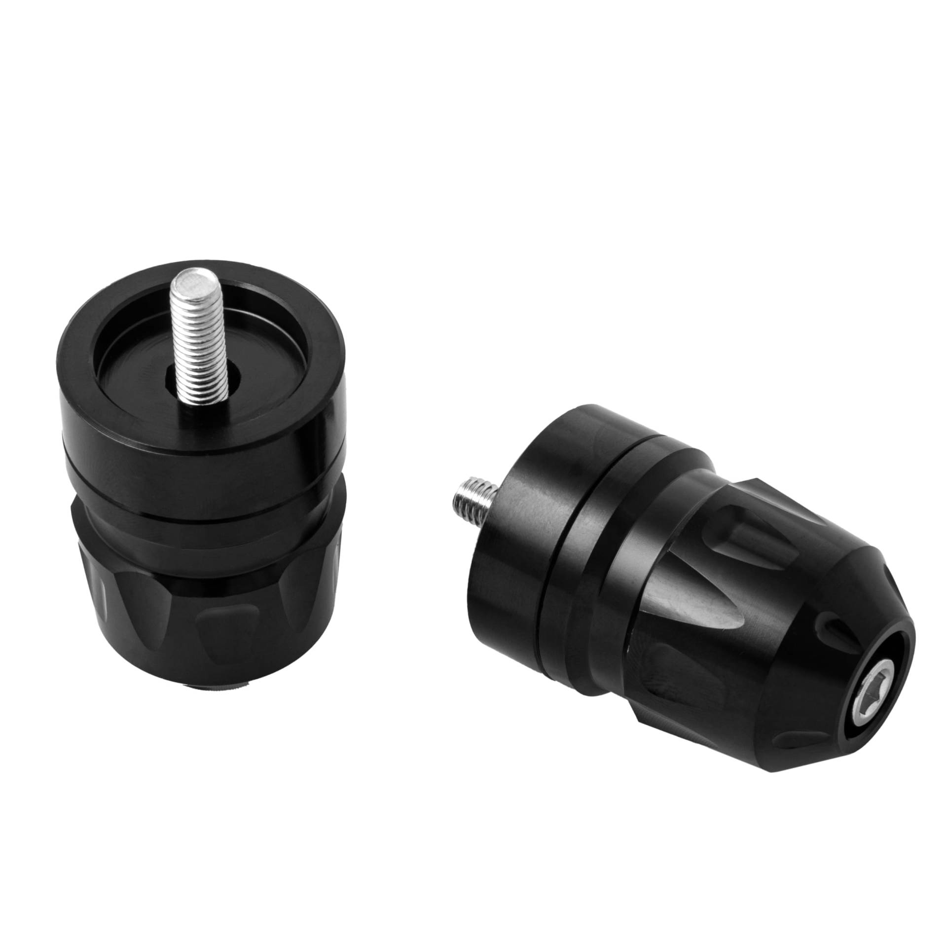 Motorrad-Lenkerende von 18 mm bis 22 mm universal Motorrad Roller Schwarz von A-Pro