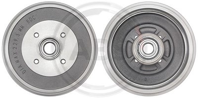 A.b.s. 1x Bremstrommel [Hersteller-Nr. 2749-SC] für Dacia, Fiat, Lancia, Mercedes-Benz, Renault von A.B.S.