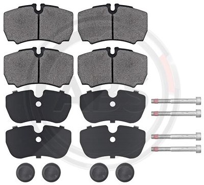 A.b.s. Bremsbelagsatz, Scheibenbremse [Hersteller-Nr. 37298] für Ford, Iveco von A.B.S.