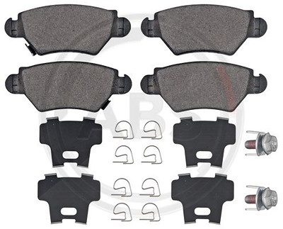 A.b.s. Bremsbelagsatz, Scheibenbremse [Hersteller-Nr. 37059] für Opel von A.B.S.