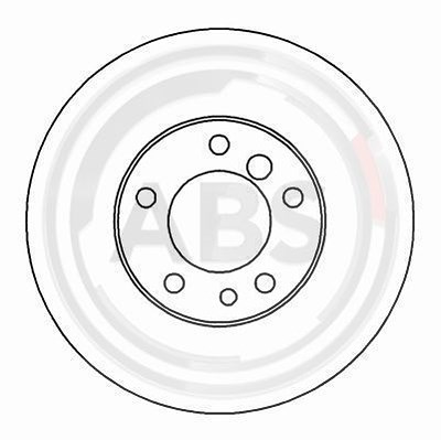 A.b.s. 1x Bremsscheibe [Hersteller-Nr. 16102] für Alpina, BMW von A.B.S.