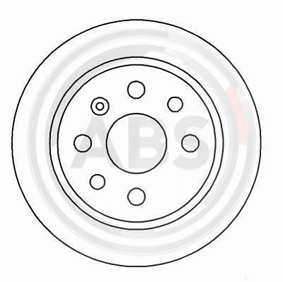 A.b.s. Bremsscheibe [Hersteller-Nr. 16488] für Opel von A.B.S.