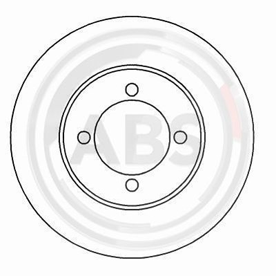 A.b.s. Bremsscheibe [Hersteller-Nr. 16618] für Toyota von A.B.S.