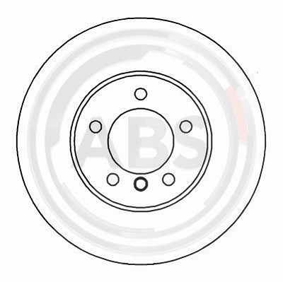 A.b.s. Bremsscheibe Vorderachse Belüftet [Hersteller-Nr. 16332] für BMW von A.B.S.