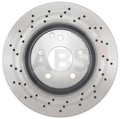 A.b.s. 1x Bremsscheibe Vorderachse Gelocht/Belüftet [Hersteller-Nr. 17110] für Mercedes-Benz von A.B.S.