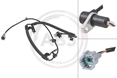 A.b.s. Sensor, Raddrehzahl [Hersteller-Nr. 31924] für Nissan von A.B.S.