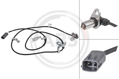 A.b.s. Sensor, Raddrehzahl [Hersteller-Nr. 31950] für Ford, Mazda von A.B.S.