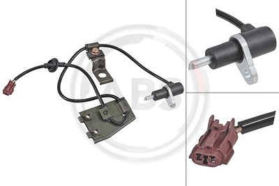 A.b.s. Sensor, Raddrehzahl [Hersteller-Nr. 31971] für Subaru von A.B.S.