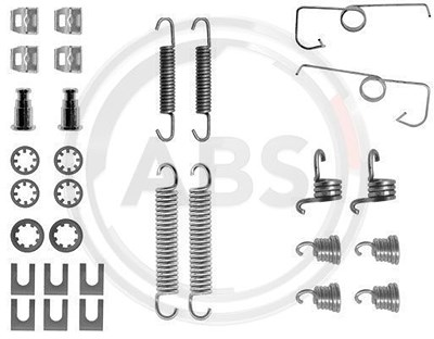 A.b.s. Zubehörsatz, Bremsbacken [Hersteller-Nr. 0644Q] für Citroën, Peugeot, Alfa Romeo von A.B.S.