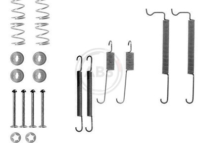 A.b.s. Zubehörsatz, Bremsbacken [Hersteller-Nr. 0744Q] für Opel, Vauxhall von A.B.S.