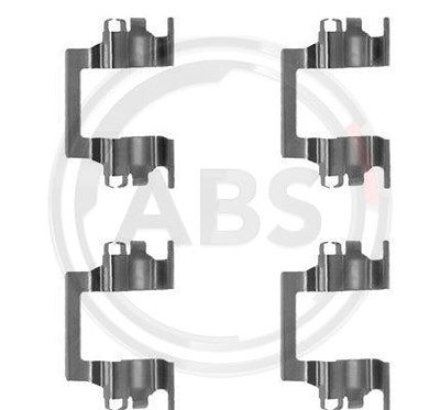 A.b.s. Zubehörsatz, Scheibenbremsbelag [Hersteller-Nr. 1117Q] für Isuzu, Opel von A.B.S.