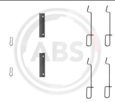 A.b.s. Zubehörsatz, Scheibenbremsbelag [Hersteller-Nr. 1125Q] für Citroën, Peugeot, Renault von A.B.S.