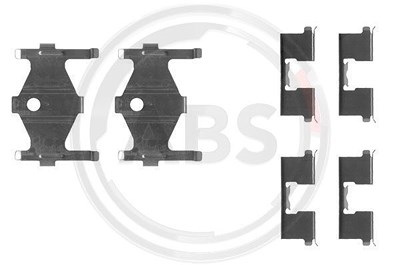 A.b.s. Zubehörsatz, Scheibenbremsbelag [Hersteller-Nr. 1185Q] für Honda, Nissan von A.B.S.