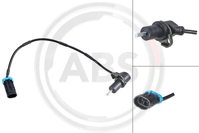 A.b.s. Sensor, Raddrehzahl [Hersteller-Nr. 31589] für Chevrolet, Daewoo von A.B.S.