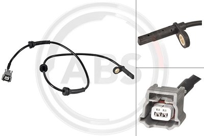 A.b.s. Sensor, Raddrehzahl [Hersteller-Nr. 31639] für Nissan, Renault von A.B.S.