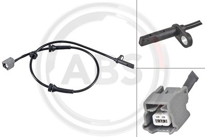 A.b.s. Sensor, Raddrehzahl [Hersteller-Nr. 31640] für Nissan, Renault von A.B.S.