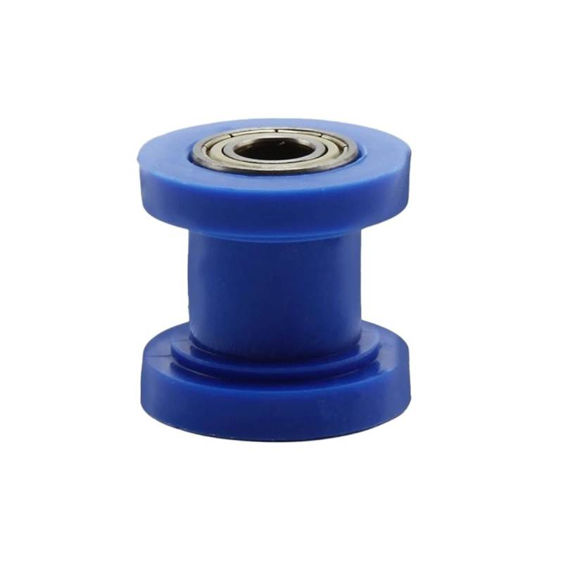 8/10mm Antriebskette Roller Pulley Radspanner Guide for ATV CRF CR XR Enduro Motorrad Motocross Dirt Bike(Blue-M10) von AANAN