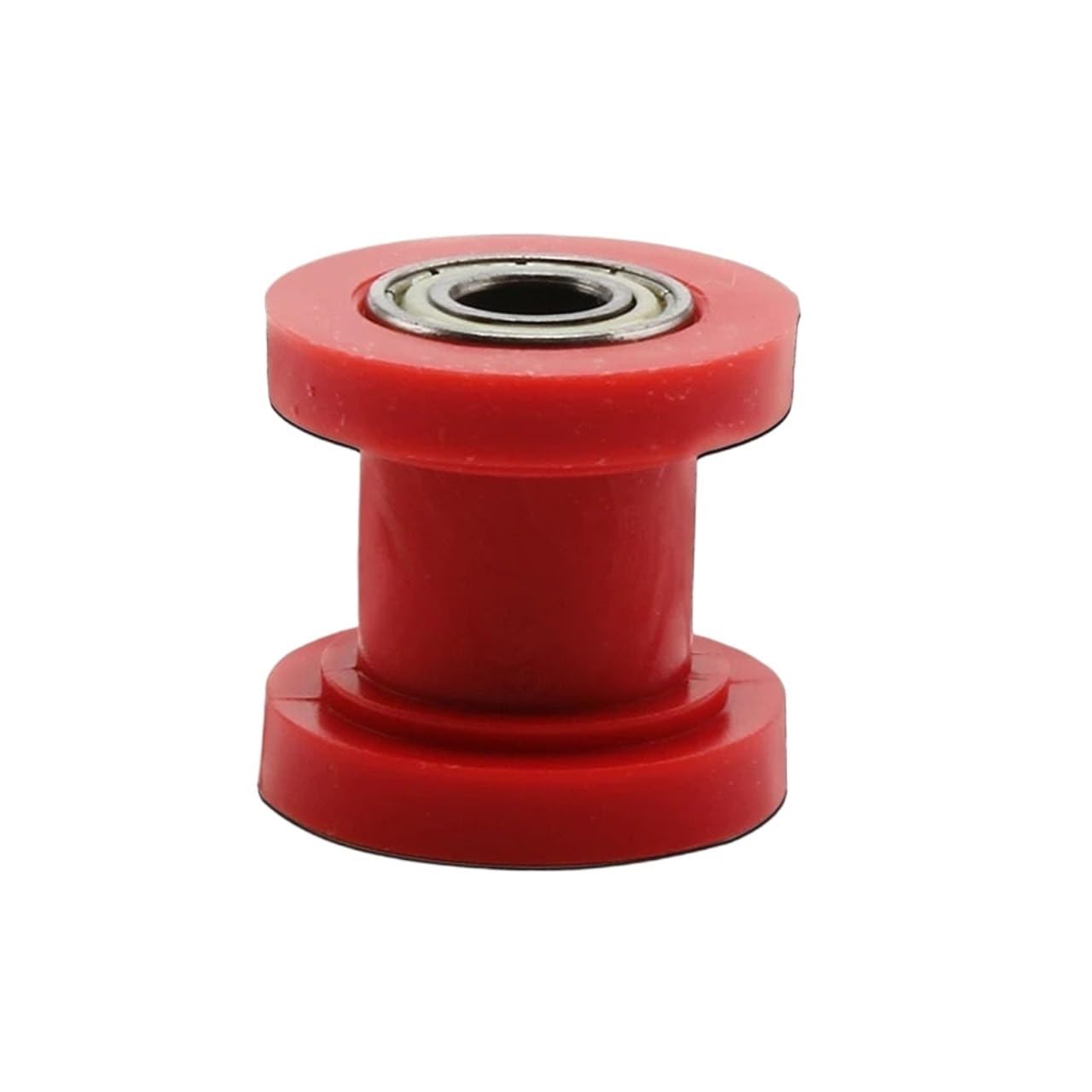 8/10mm Antriebskette Roller Pulley Radspanner Guide for ATV CRF CR XR Enduro Motorrad Motocross Dirt Bike(Red-M8) von AANAN