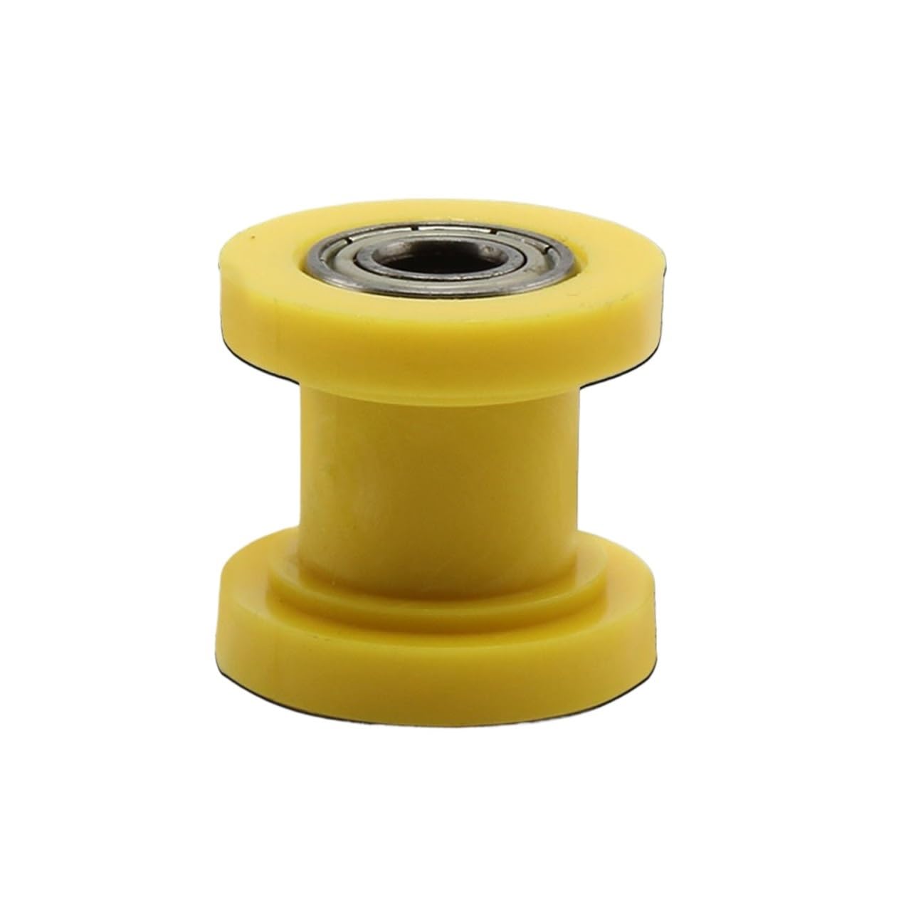 8/10mm Antriebskette Roller Pulley Radspanner Guide for ATV CRF CR XR Enduro Motorrad Motocross Dirt Bike(Yellow-M10) von AANAN