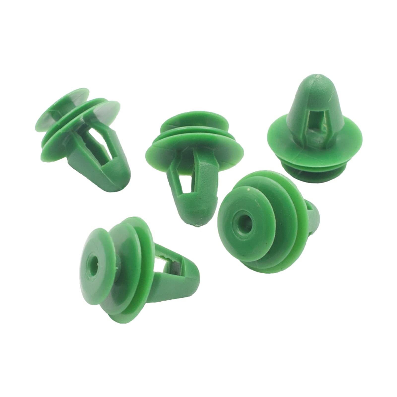 AANAN 50 Stück kompatibel mit Auto-Türverkleidungs-Clips, Befestigungselement 9 mm Loch, Auto-Innentür-Verkleidungskarten-Clip-Niete(Green 50PCS) von AANAN