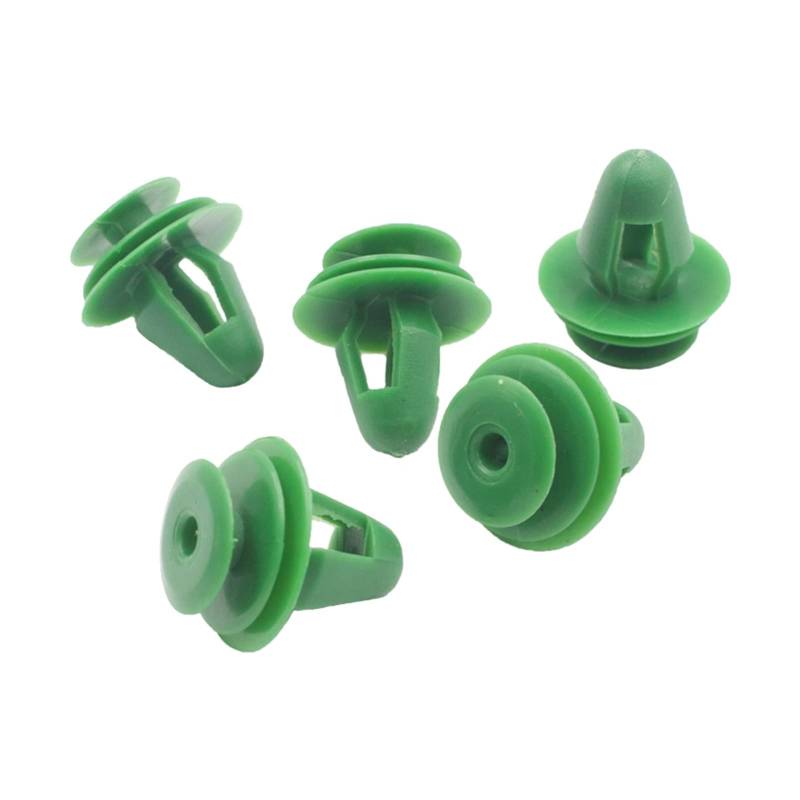 AANAN 500 STÜCKE Fit Fit for Auto-innentür-kartenverkleidung Clips Befestigungsverschluss 9mm Loch Auto Kunststoffniete(Green 500PCS) von AANAN