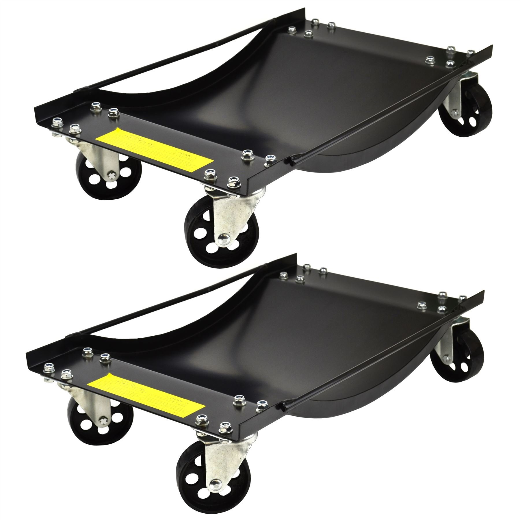 AB Tools-Toolzone Gepäckwagen Räder Paar Skate Vermietung Van 450kg Flurförderzeug positionierung Jack Rückforderung TE429 von AB Tools-Toolzone