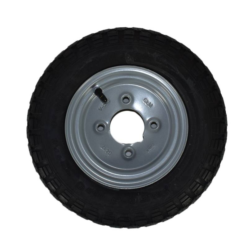 AB Tools Trailer Wheel & Tyre 3.50-8 with 4" PCD for Erde, Daxara 4 PLY TRSP48 von AB Tools-Toolzone