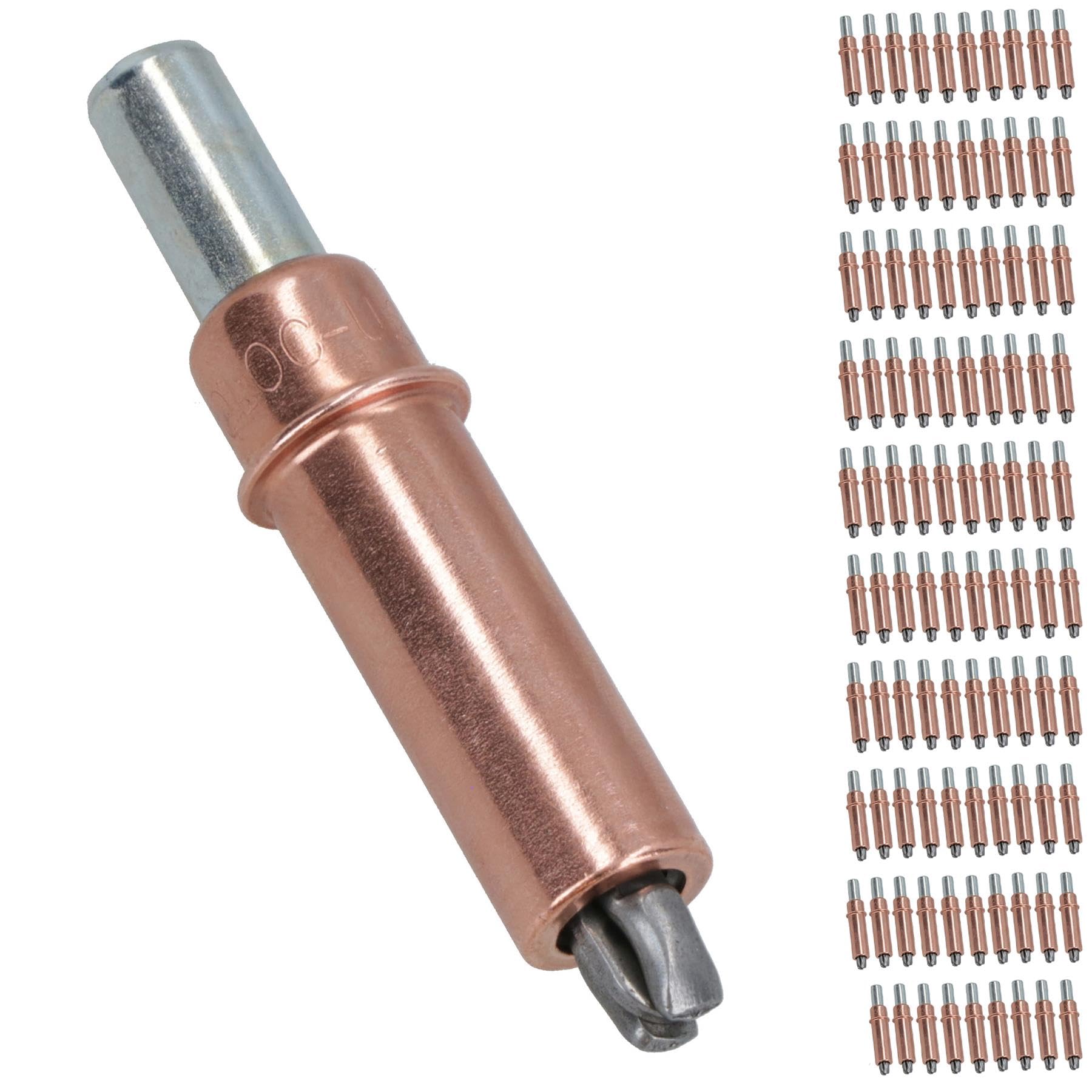 AB Tools 6 mm temporäre Cleco Fastener Skin Pin Blech Griffe - 100 Stück von AB Tools