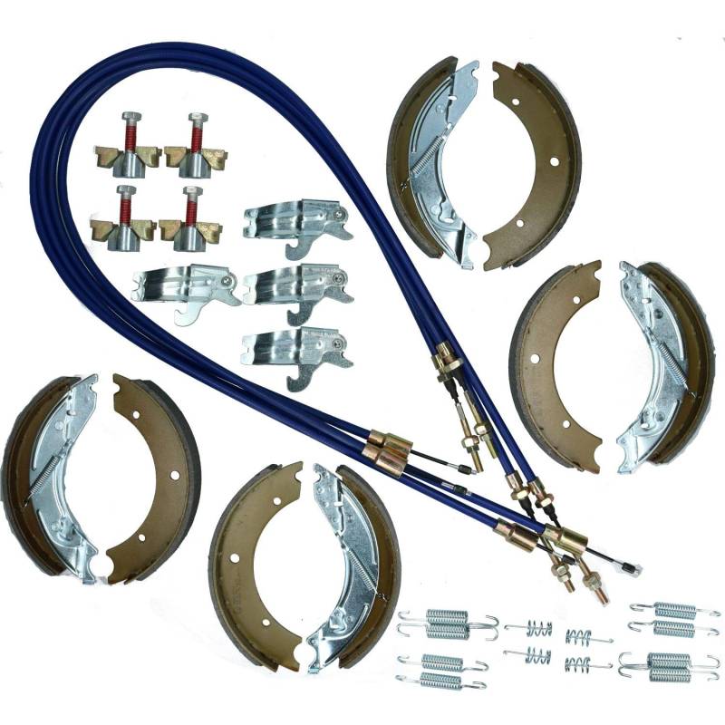 AB Tools Bremsbacke & Kabel Kit fur Ifor Williams Autotransporter Anhanger CT 177 3500kg von AB Tools