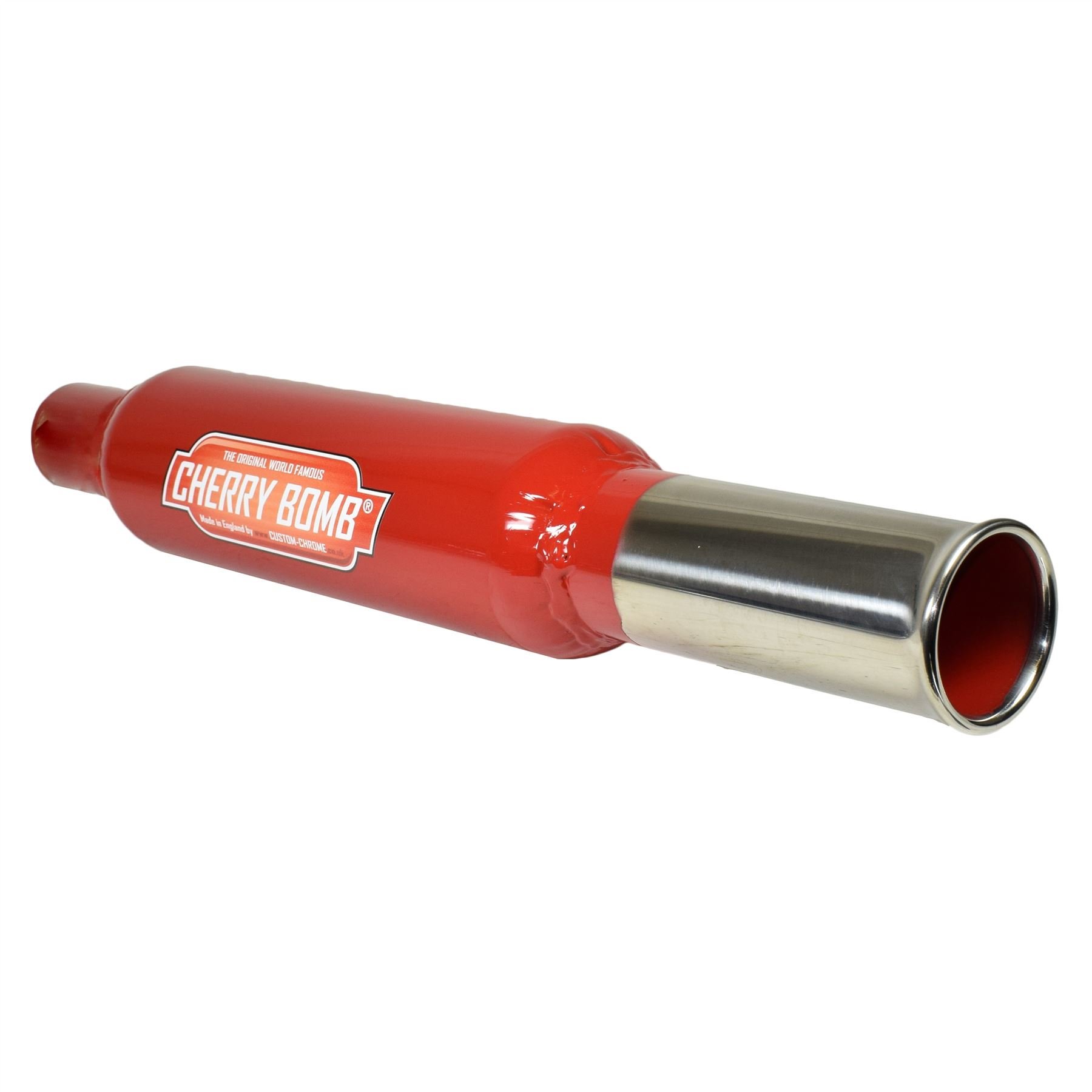 AB Tools Cherry Bomb Bombe auspuffrohrs Kupplung Standard Schwanz runden Ende Auspuffrohr hinten sehr von AB Tools