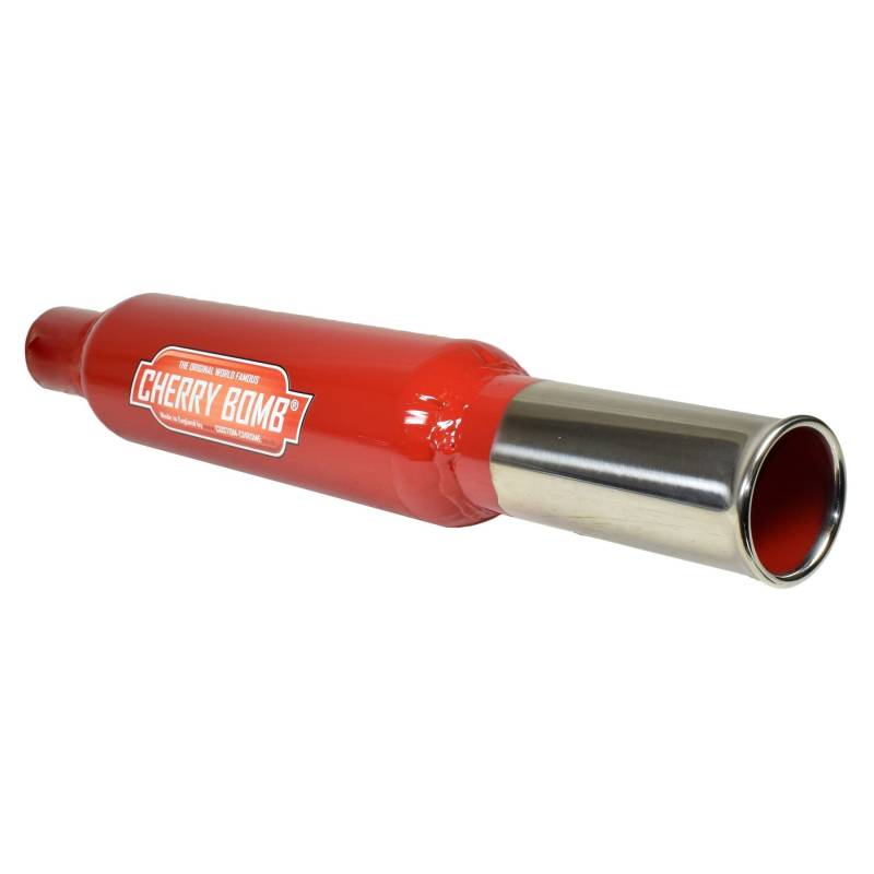 AB Tools Cherry Bomb Bombe auspuffrohrs Kupplung Standard Schwanz runden Ende Auspuffrohr hinten sehr von AB Tools