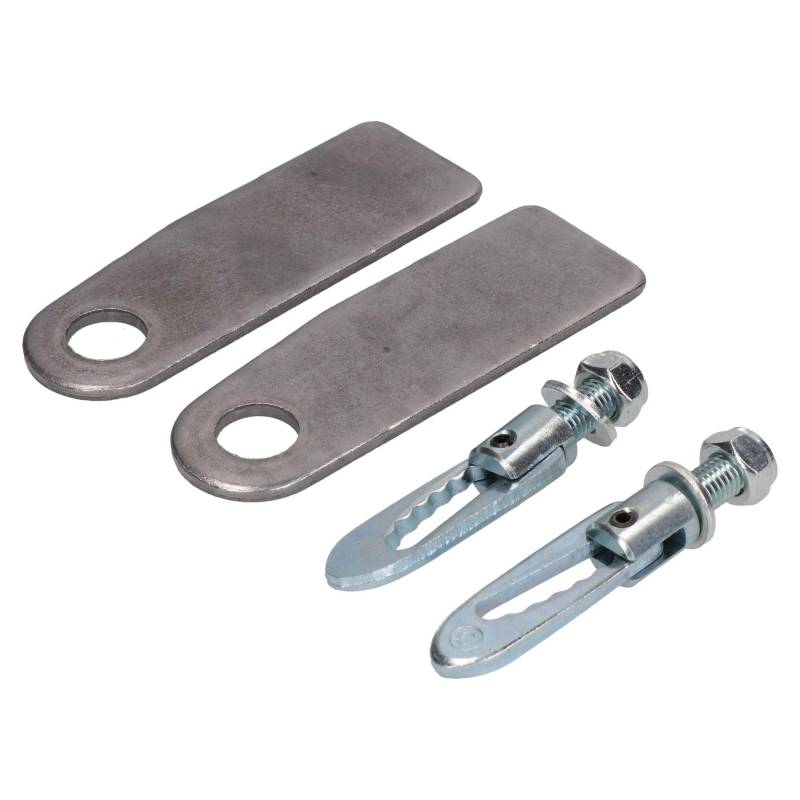 AB Tools Eyelet & Antilice Drop Catch Heckklappe Verschluss Set Bordwand LKW/Anhänger 2PK von AB Tools