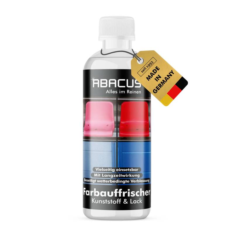 ABACUS® Farbauffrischer, Farbauffrischung, Farb-Auffrischer, Kunststoff-Aufbereitung, Kunststoffpflege, Lackpflege – Farbauffrischer 300 ml von ABACUS