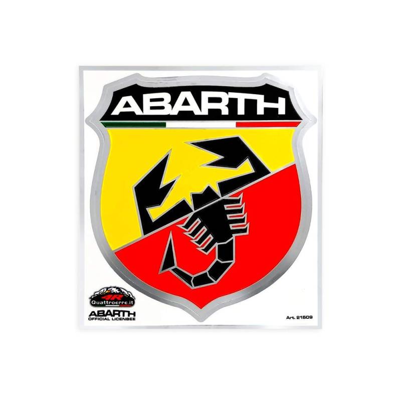 Abarth Stickers Tabs Sticker 1 Schild, 150 x 200 cm von Abarth