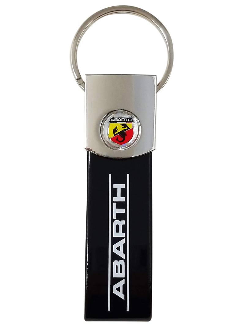 Abarth Offizieller Schwarzer Schlüsselanhänger von Abarth