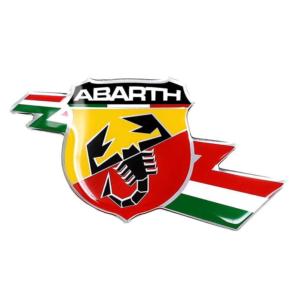 Abarth 21530 Stickers 3D Stickers Schild Folgore, 50 mm von Abarth