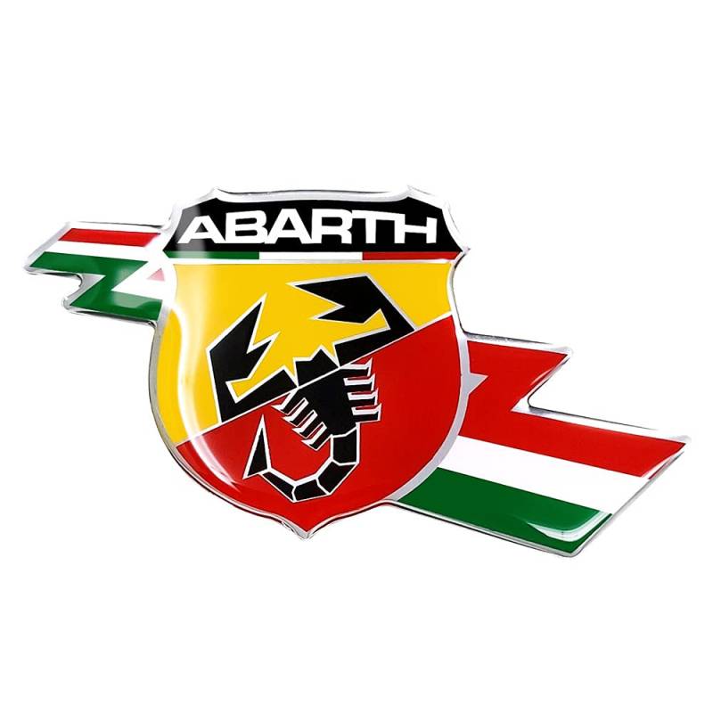 Abarth 21530 Stickers 3D Stickers Schild Folgore, 50 mm von Abarth