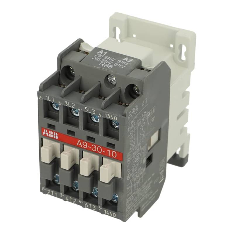 A9.30.10 230/240V 50HZ | 1SBL141001R8810 | A9.30.10 230/240V 50HZ | ABB 3 POLE CONTACTOR, 230-240V 50HZ / 240-260V 60HZ, 4KW, 3NO, 1NO AXILIARY CONTACTS von ABB