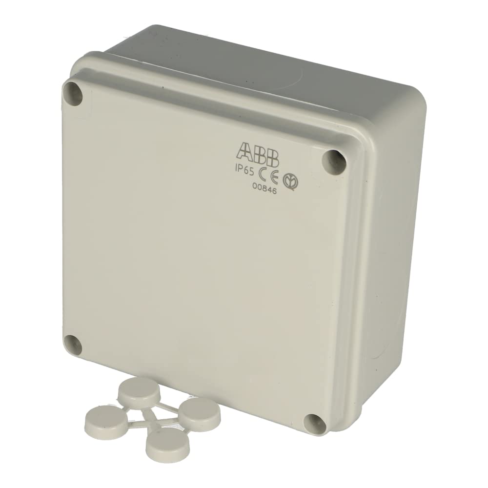 ABB IP55 BOX 100x100x50, Kunststoff, Einschrauben, Wasserdicht von ABB