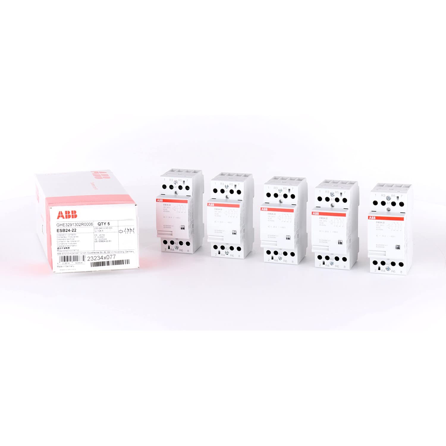 Abb GHE3291302R0006 Esb 24-22 230V Ac/Dc Contactor Mod New NFP (5pieces) von ABB