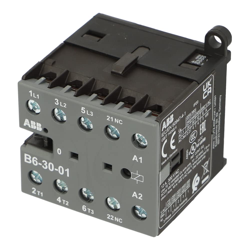 B6.30.01 240V 50HZ | GJL1211001R8010 | B6-30-01 230AC | ABB MINI CONTACTOR, 220-240V, 40/50HZ, 3 POLE von ABB