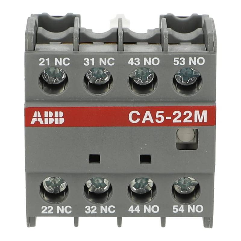 CA5.22M | 1SBN010040R1122 | CA5-22M | ABB TOP MOUNT AUX BLOCK, 690V OPERATIONAL VOLTAGE, 2 X NC, 2 X NO von ABB