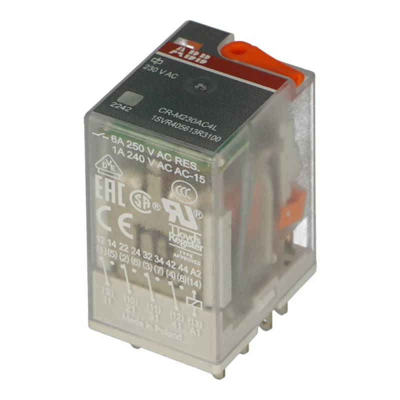 CR-M230AC4L | 1SVR405613R3100 | CR-M230AC4L | ABB 1SVR405613R3100 RELAY 4 C/O 230VAC WITH LED SOLD IN 10'S von ABB